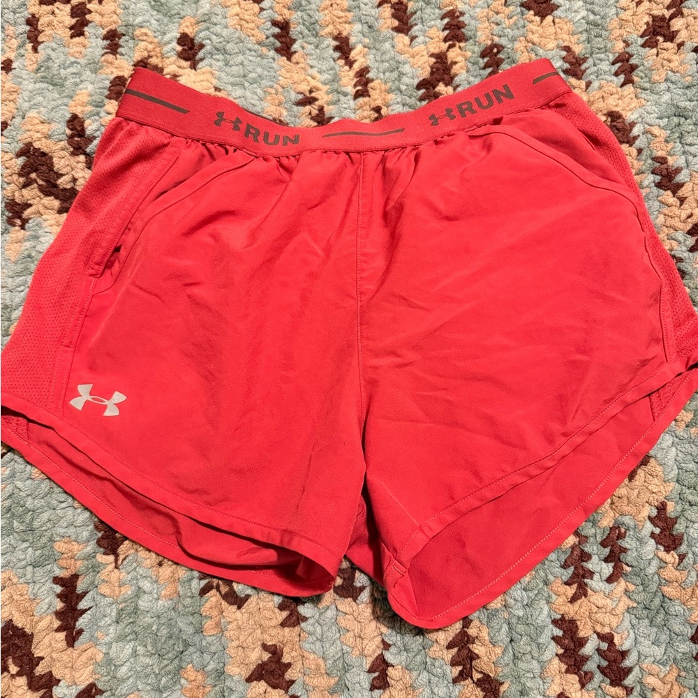 Under Armour Women's Vibrant Red Athletic Shorts